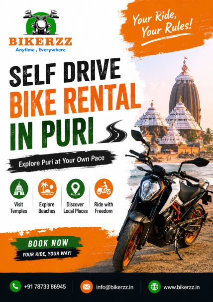 Self Drive Bike Rental in Puri: A Smart Way to Explore the City